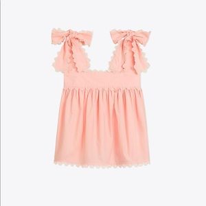 NWT TORY BURCH Pink Scalloped Tank